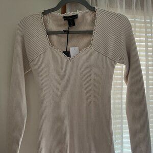 House of Harlow Ribbed Long Sleeve